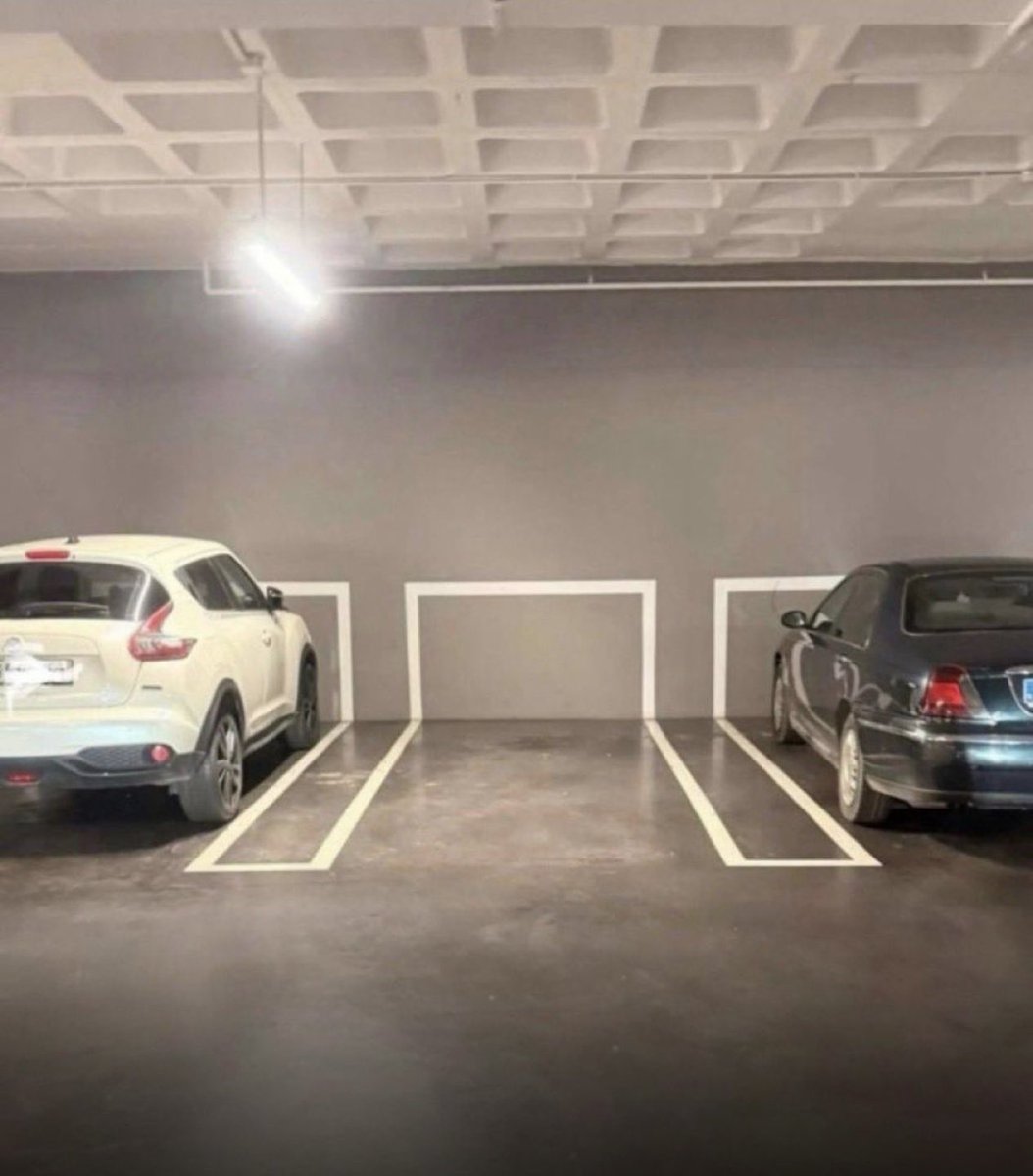 Is this the perfect design of a parking lot