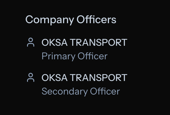 maybedanielleee's tweet image. Oh, look, the USDOT/FMCSA doesn't even require a person's legal name to be entered on the trucking company's records. 

I stumbled on this one as they were hauling freight for 'US DEPT OF HOMELAND SECURITY' this summer.