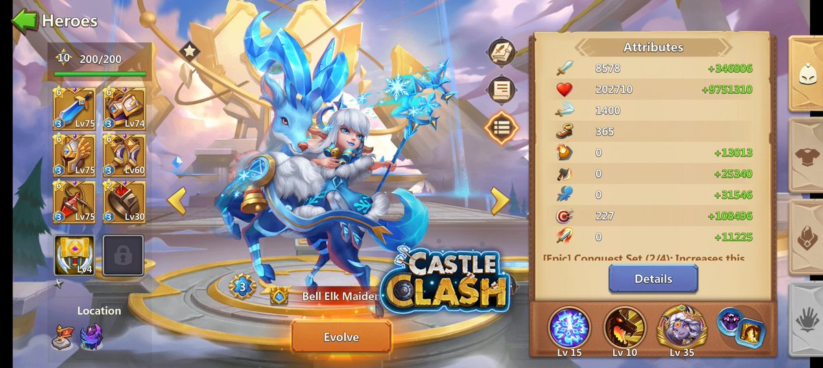 Dangercraftcc's tweet photo. Castle clash F2p non evolution bell stats
#castleclash
#cbcevent
Castle Clash Discord: https://t.co/qJUIezVPKq. https://t.co/cb5qhy6q1F