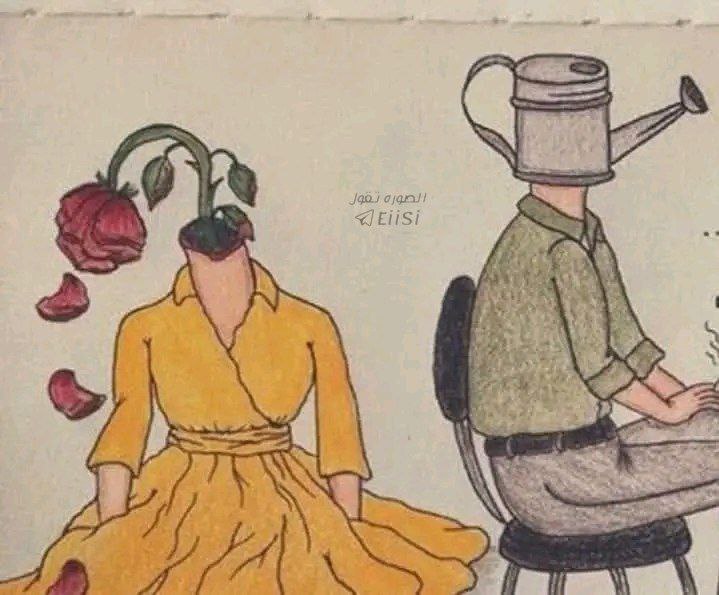 #الصوره_تقـول ثم ماتت حين جفاها الساقي
فلا هي إشتكت ولا هو حن🥀