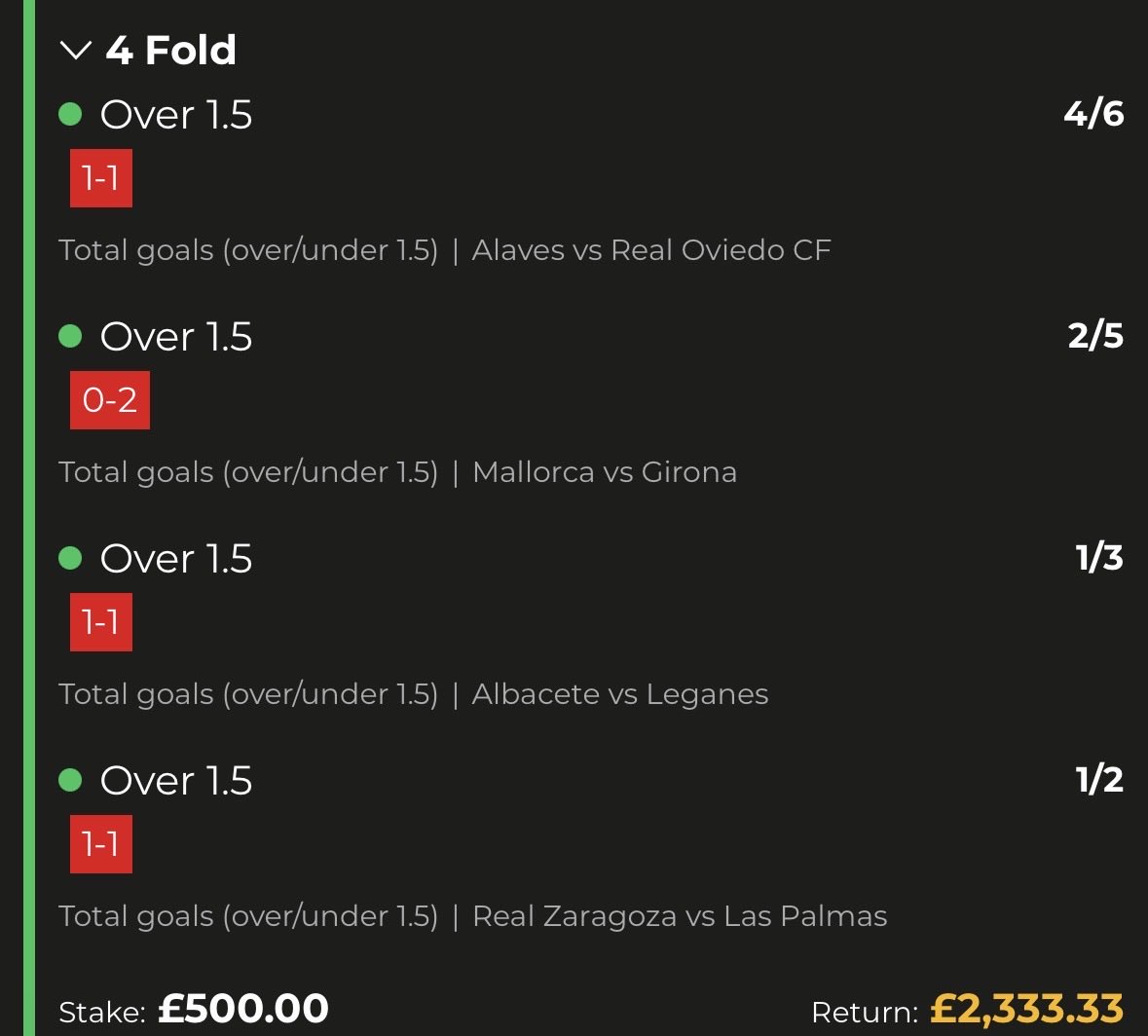 westbrom7777's tweet image. BOOOOOOOOOOOOOOOOM 

🔥🔥🔥🔥🔥🔥🔥🔥🔥🔥🔥🔥🔥

Did two personal plays tonight! 

Larger stakes!!!! 

£2500 PROFIT!!!!! 
@LaLigaEN #GamblingX
