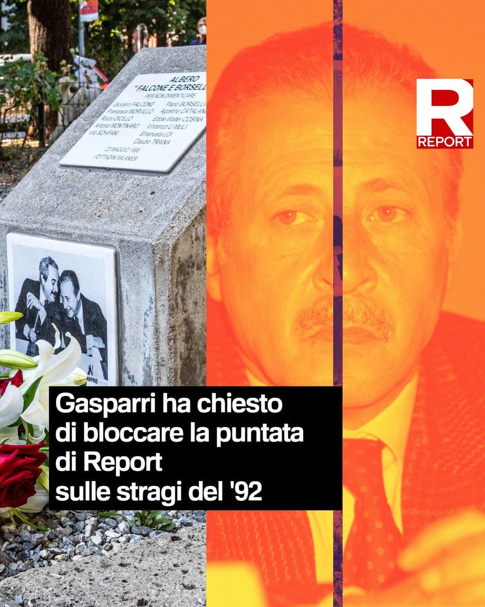 Annaluna940557's tweet image. Quando qualcuno prova a spegnere un’inchiesta sulle stragi del ’92, non sta difendendo la verità ma la paura che faccia ancora rumore. Attaccare il giornalismo d’inchiesta significa attaccare il diritto dei cittadini a sapere.
#Report #LibertàDiStampa #Stragi92