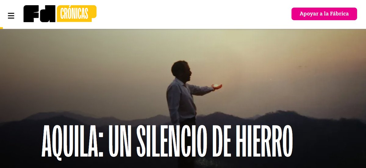 #LoMejor2025
⛏️| En Aquila el silencio es obligatorio. Aquí se vive entre las explosiones de las minas y los disparos del crimen organizado. 

Comuneros desplazados, líderes desaparecidos y una población atrapada en el fuego cruzado.

🖋️: <a href="/BSaurio/">Heriberto Paredes ★</a>
fabricadeperiodismo.com/cronicas/aquil…