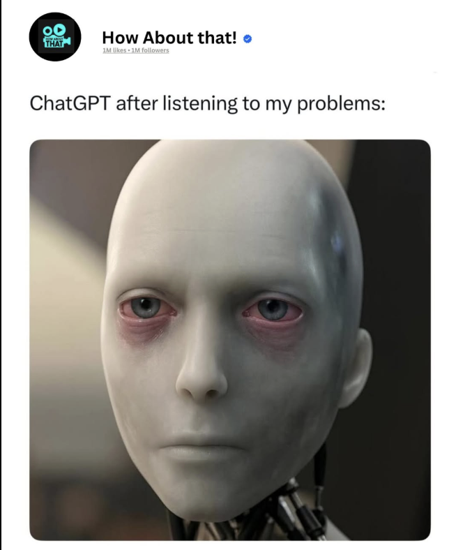 bigkid's tweet image. I’m sure I’ve traumatized ChatGPT .

#engagingvirtualmeetings #johnchen #virtualmeeting #zoom #zoommeeting #virtualevent #workfromhome #virtualevents #virtualconference