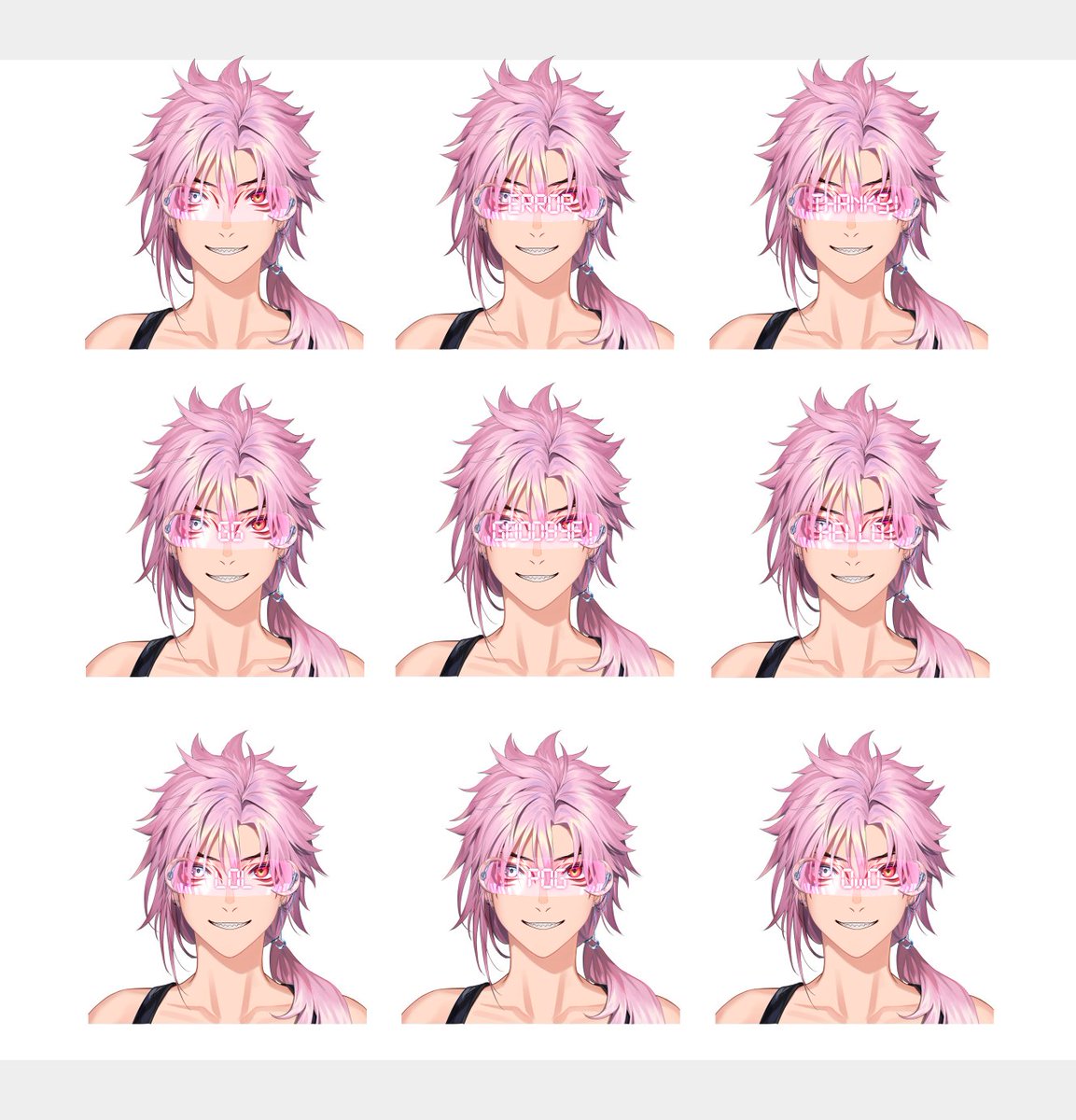 RuiVermilionX's tweet image. 【RUI VERMILION X REFERENCE SHEET + TAGS / LINKS】

Model + Live2D: @/3dsamechan

【TAGS】
Art: #VisuaRui 
NSFW: #VermilionXXX 
Fan Name: Vermilionaires

【LINKS】
Twitch: twitch.tv/RuiVermilionX 
YouTube: youtube.com/@RuiVermilionX