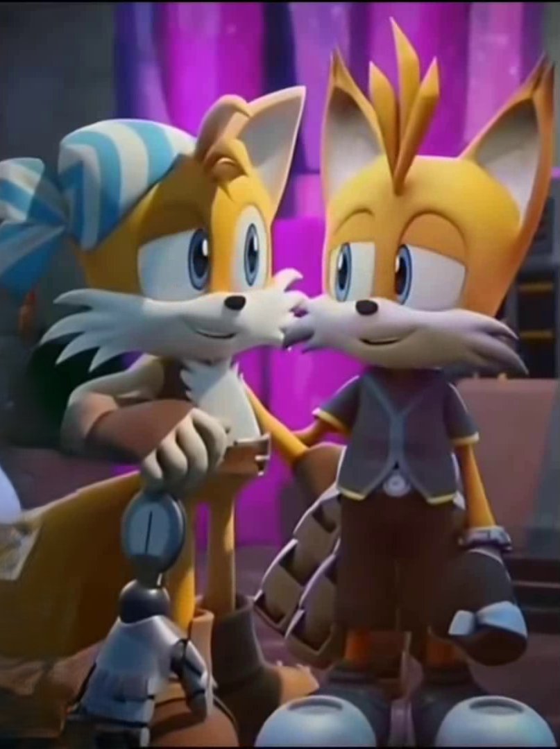 TailsFantoo's tweet photo. Ayy, having a lovely moment with me Nine. 💛🦊
#SailsxNine #SailNine #SonicPrime 

Renders animated by: Picsart AI Motion Studio. https://t.co/hhRlOZVKwn