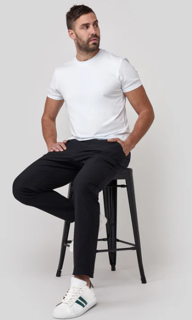 Did you know that Manmade makes the most comfortable pants as well? These are meant to feel like jogging pants but look like dressier pants! Win win! benable.com/sunflowersandt…