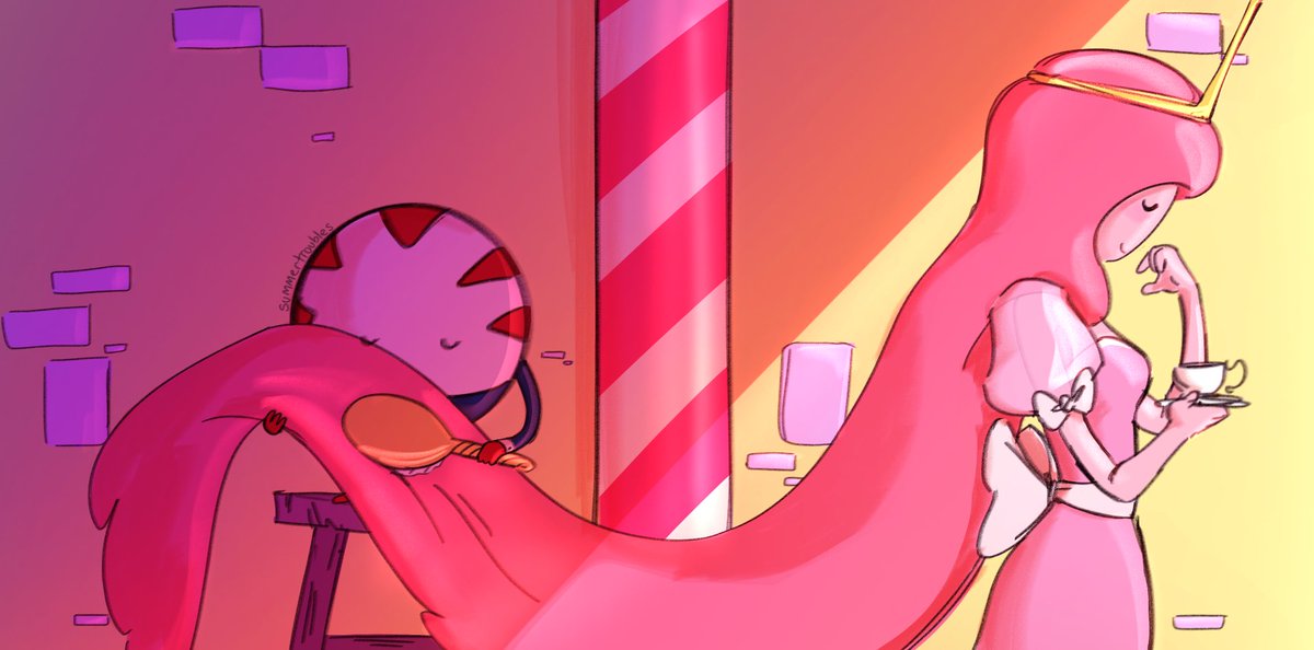 PBPJs_X's tweet image. i love adventure time, enjoy a drawing of two of my faves (i adore pepbut)
#adventuretime #art