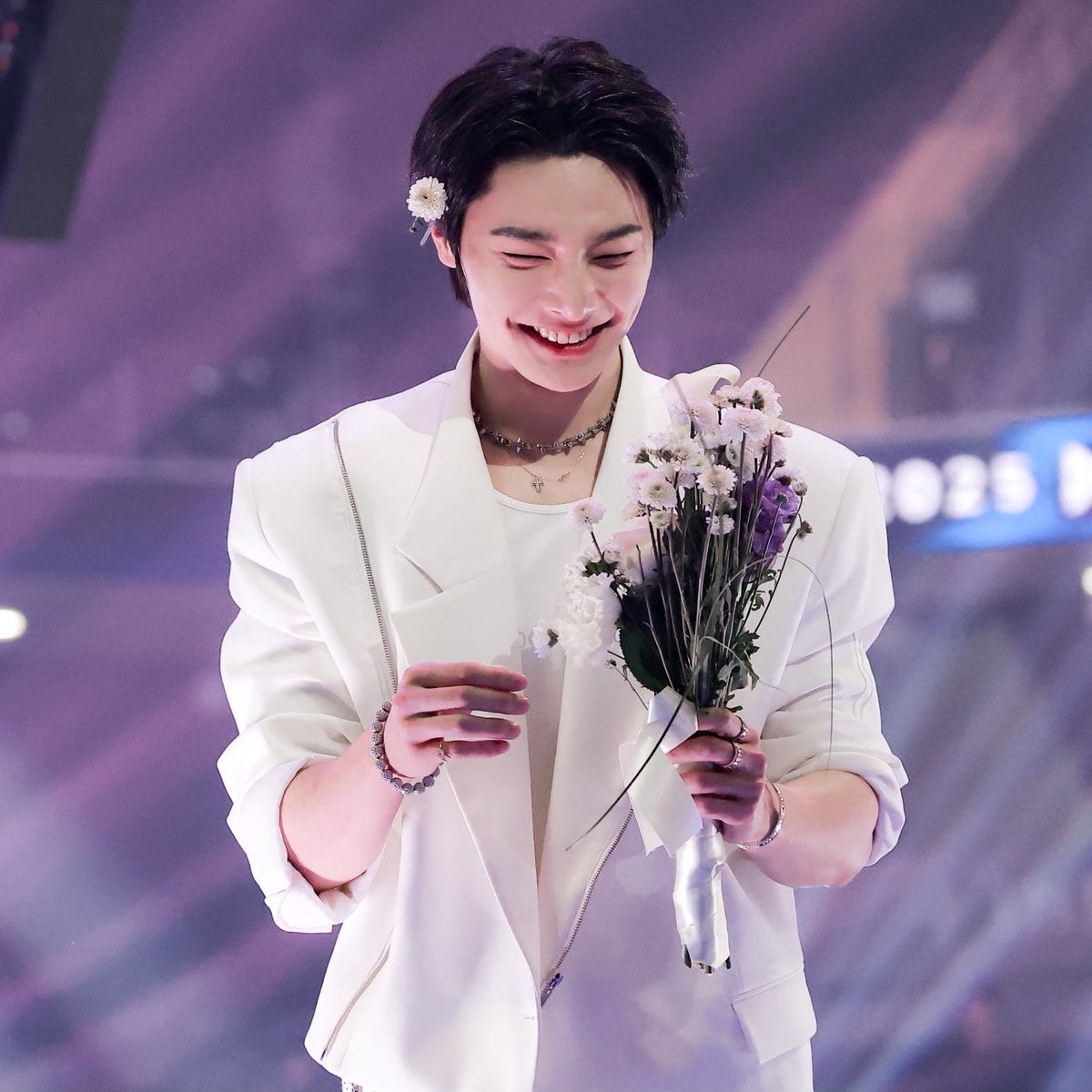 the fact this was his smile afterwards too