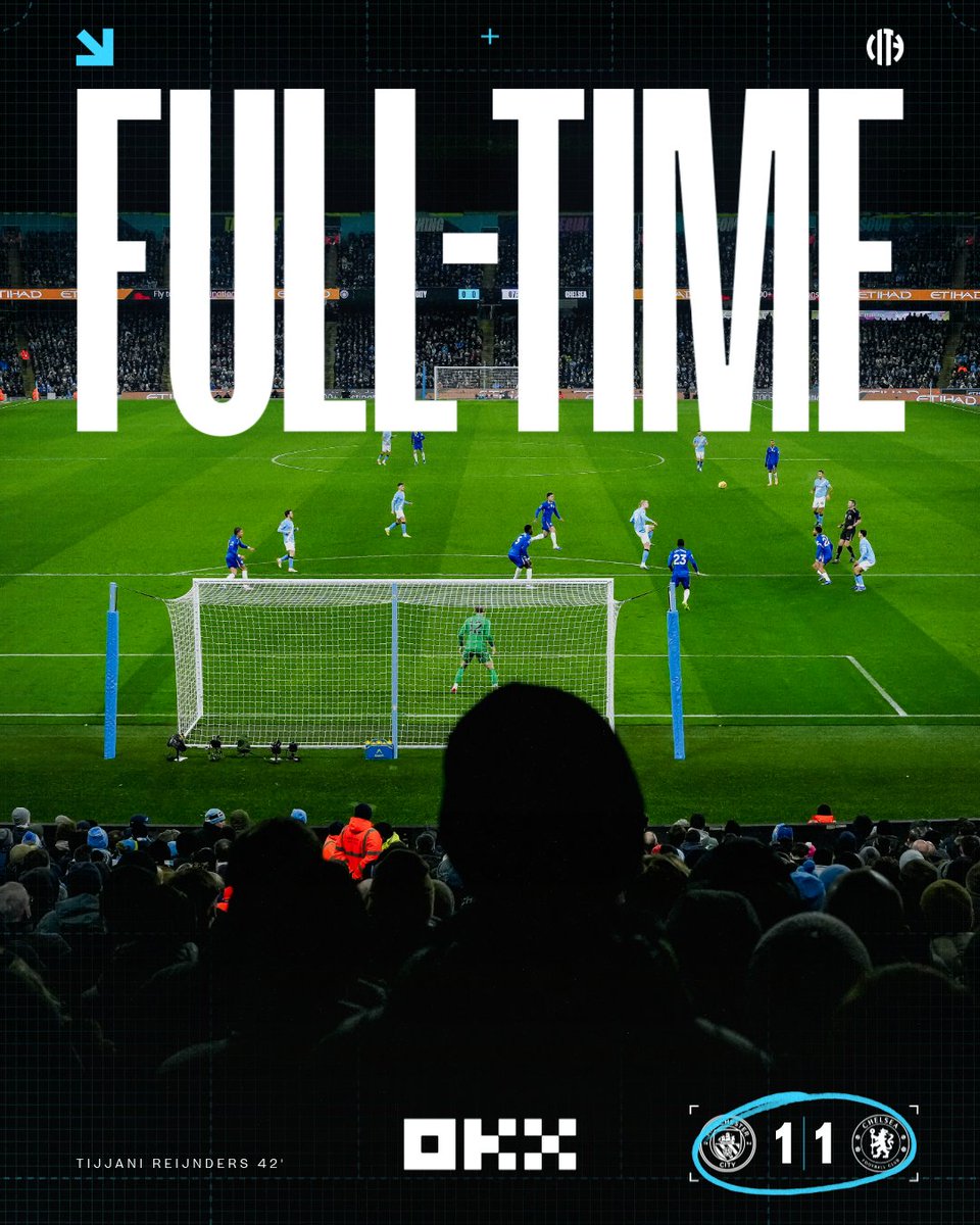 ManCity's tweet image. The points are shared. 

🩵 1-1 🔵 @okx