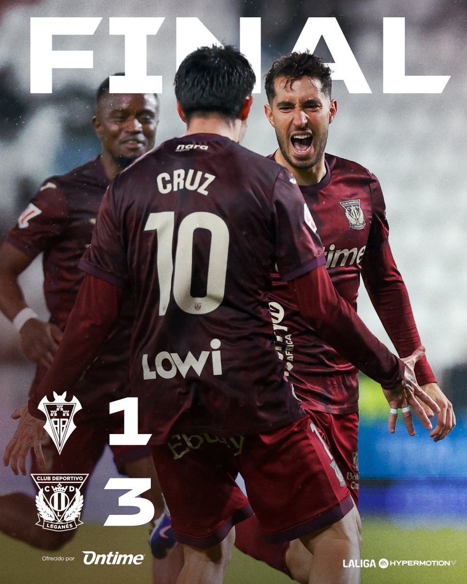 CDLeganes's tweet image. 💪 ¡FINAAAAAAAAAL EN ALBACETE! ¡REMONTADA PARA EMPEZAR EL 2026! ¡¡VAAAAAAMOS LEGAAAAA!! 🥒