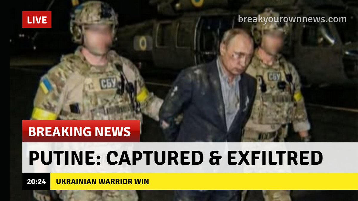 Breaking news: Poutine capturé et exflitré !!