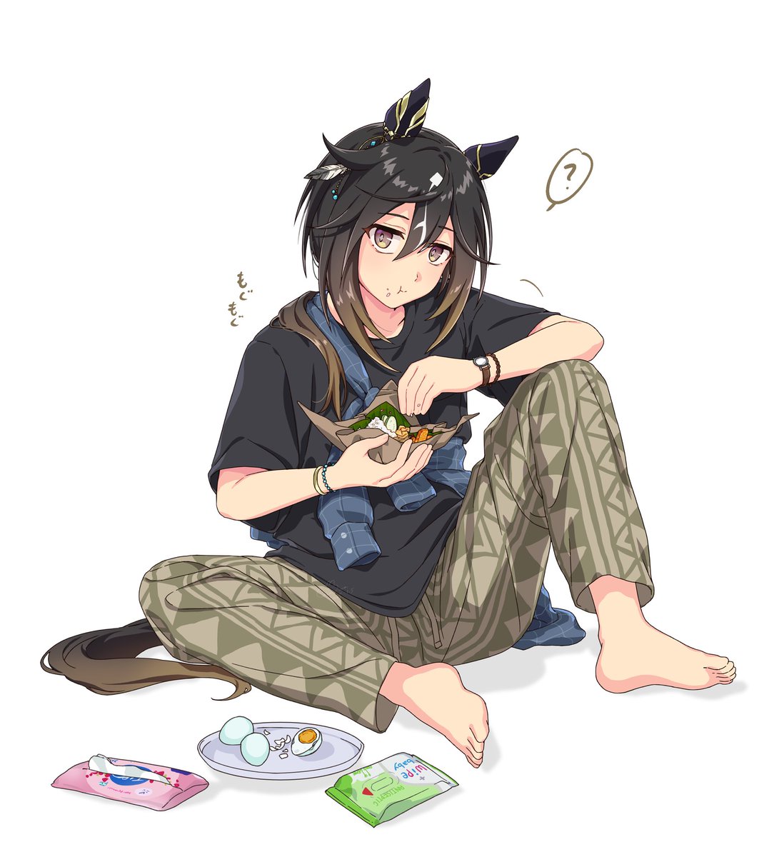 retiredstarmiya's tweet image. nasi bungkusステゴ #ウマ娘