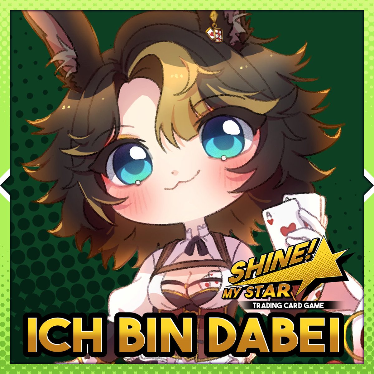⊰⊹─────⊹⊱SHINE!MY_STAR_TCG⊰⊹─────⊹⊱  
Ich werde in einem Trading Card Game als Karte dabei sein!  Könnte vor Freude heulen!  ;w;

 Verfolgt das Projekt hier mit: <a href="/ShineMyStarTCG/">Shine! My Star | Set02 7.2.2026</a> 
🎨: <a href="/PeeweeArt/">Peewee</a> 
⊰⊹────────────⊹⊱★⊰⊹────────────⊹⊱