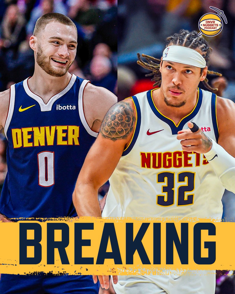 DNVR_Nuggets's tweet image. 𝑩𝑹𝑬𝑨𝑲𝑰𝑵𝑮: Aaron Gordon and Christian Braun WILL PLAY today 🔥