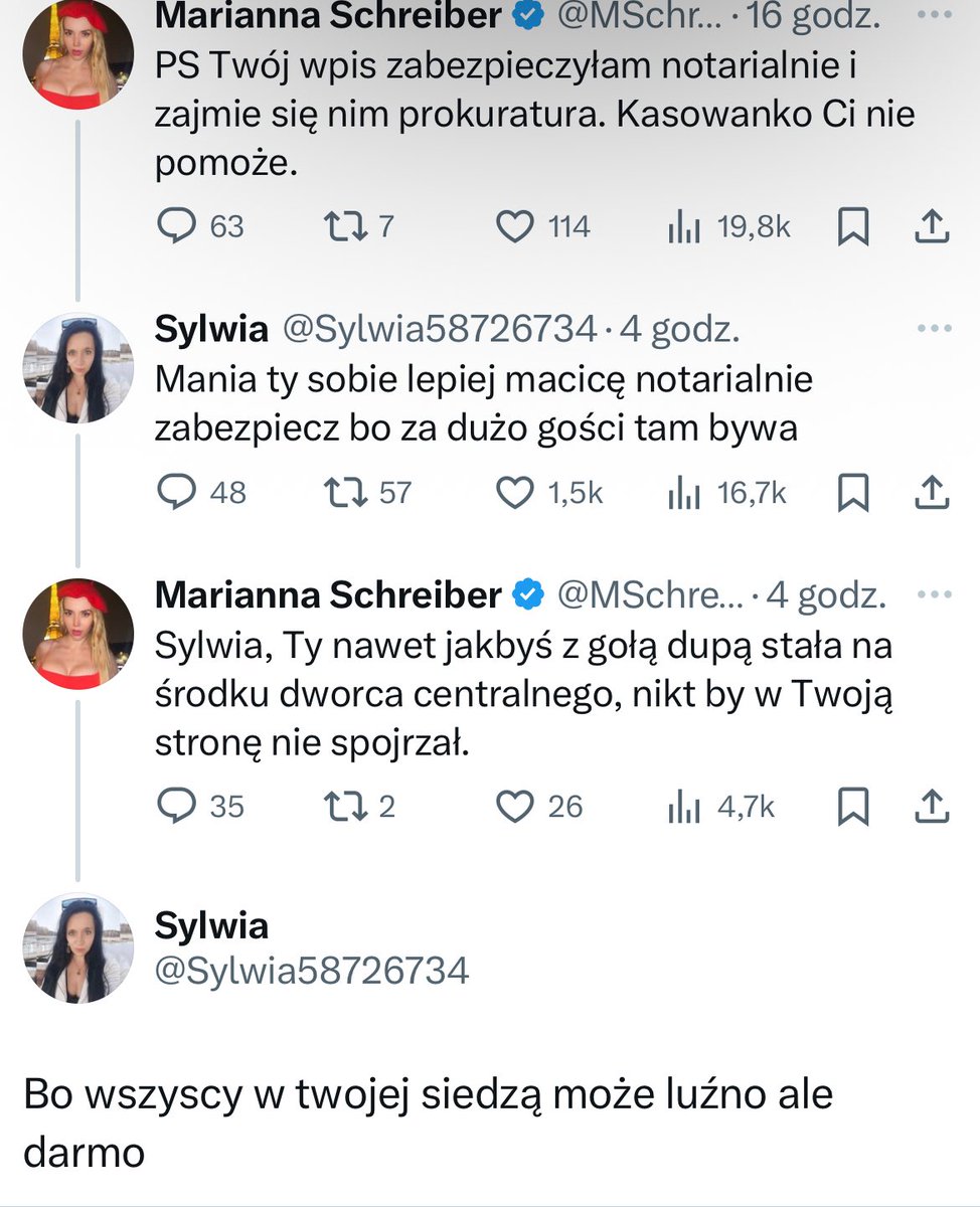 Zamiast pierdolenia godzinami o niczym… 
Można sympatycznie dojebac takim cynglom jak <a href="/MSchreiberM/">Marianna Schreiber</a>