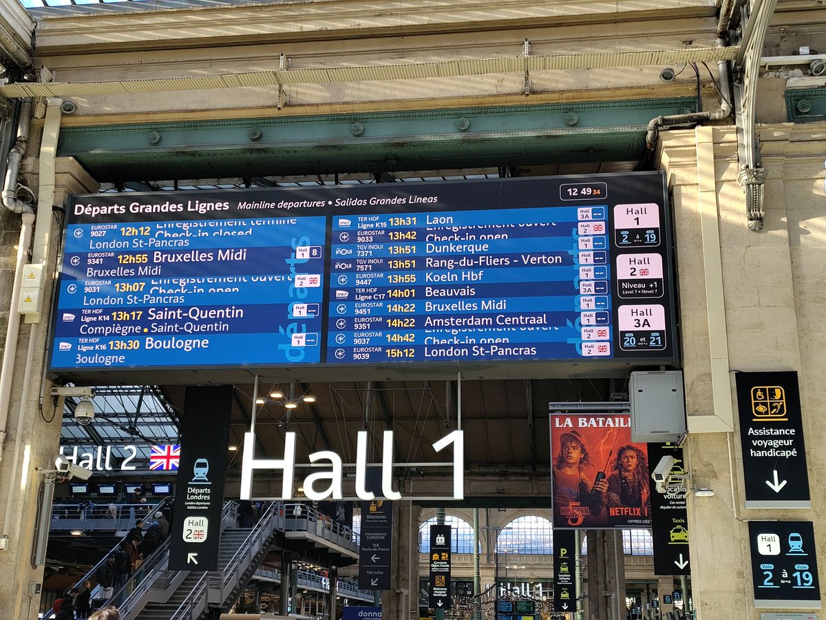 C'est parti pour l'A/R sur la ligne 🟥 K16 ce dimanche 4 janvier 2026 avec <a href="/TERHDF/">TER Hauts-de-France</a> 
- #TER16368 Paris 13h30 > Boulogne sur Mer 15h59
- #TER16386 Calais Ville 17h37 > Paris 20h30
En avant toute pour la balade 🚄 #SNCF
Et ravi de vous retrouver 🥳