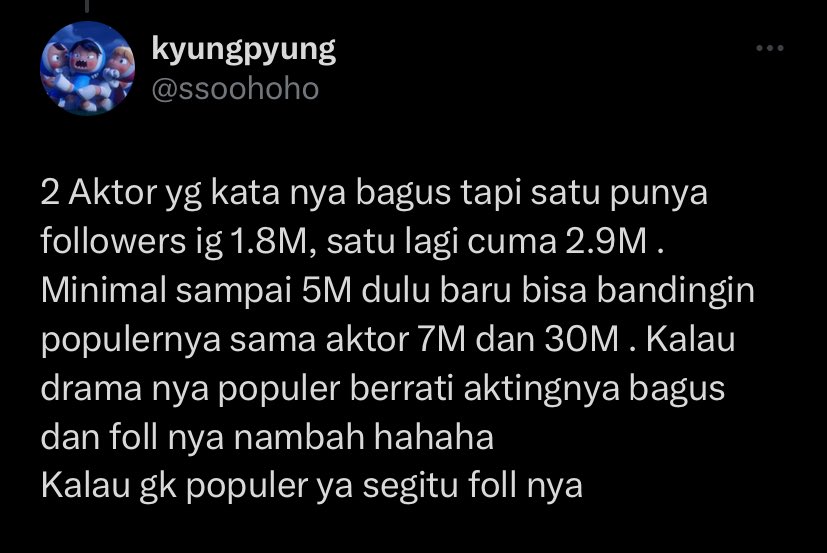 pengusoo12's tweet image. Jadi ingat pas Kyungsoo sama Siwan masuk nominasi best actor. Sakit hati idolanya nggak masuk nominasi yg sama padahal katanya followers idolanya jauh lebih banyak dari keduanya 🤣🤣