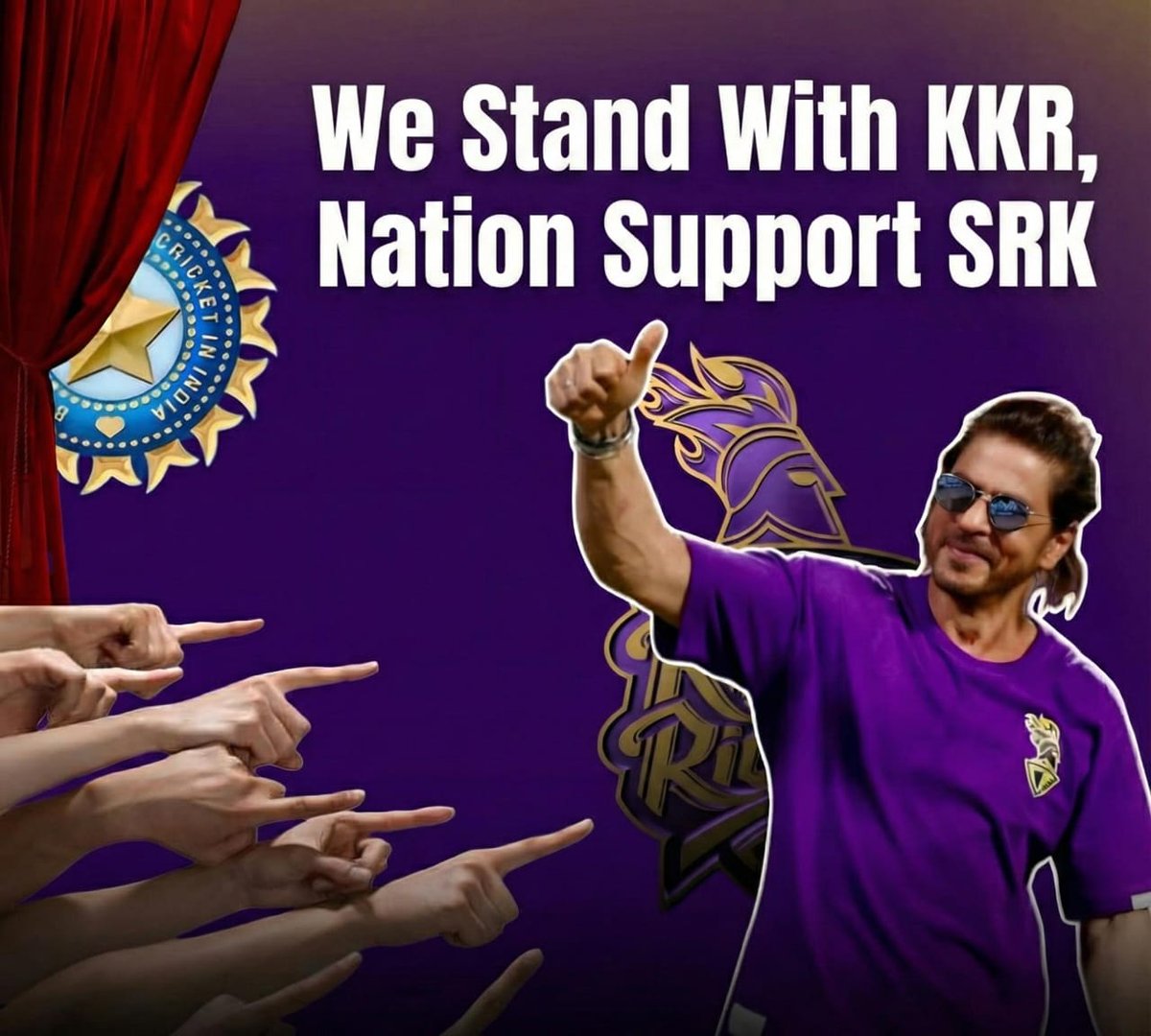 surajit26959077's tweet photo. In one side KKR lost chance to utilize 10 crores for other players due to bcci. Again KKR is being targeted by fans, which is not commendable at all. Stop this.
#WeStandWithKKR | #NationSupportSRK https://t.co/ji5LMivAAQ