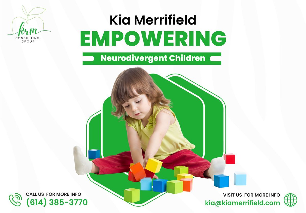 imkiarenee's tweet photo. Kia Merrifield Special Education Expert
Helping children &amp; families thrive. info@kiamerrifield.com
#SpecialEducation #KiaMerrifield #NeurodivergentSupport #Empowerment #Education https://t.co/uFX51ED7Mk