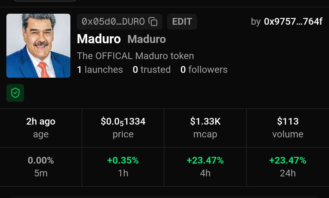 And we are live 

Idk how I got to New York 

Somebody help please 

$SUI #Maduro