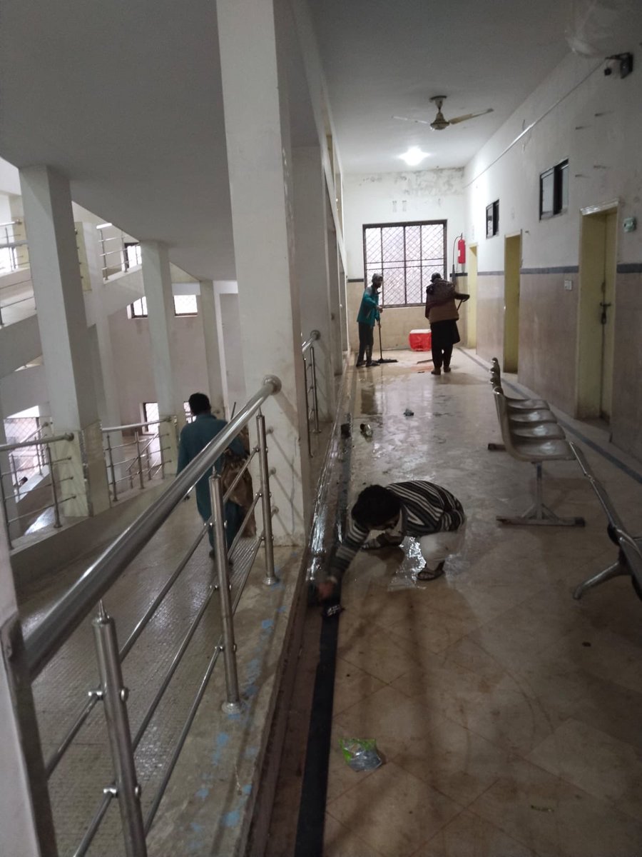 Public hospitals all across Punjab are being deep cleaned and disinfected.