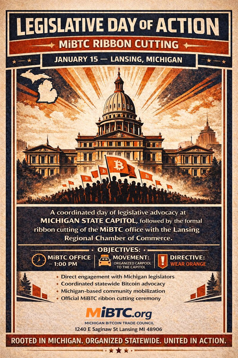 Michigan Bitcoin Trade Council (@MichBTCtc) / Posts / X