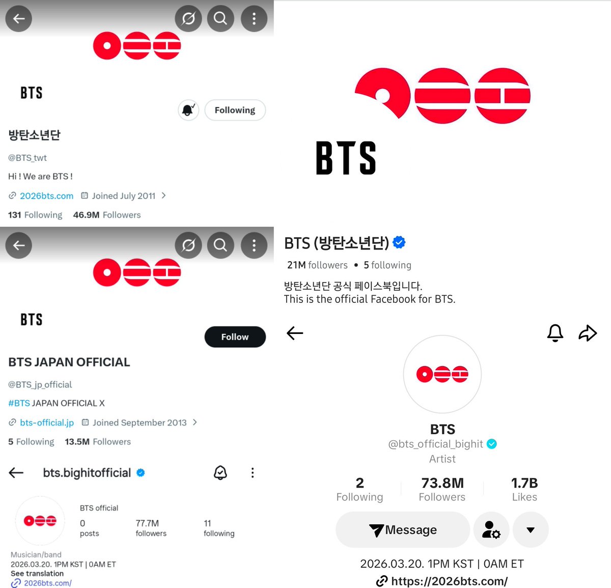 dalbitbangtan's tweet image. 📣 UPDATE

@BTS_twt Official social media layouts have changed for their upcoming new album!

2026bts.com
