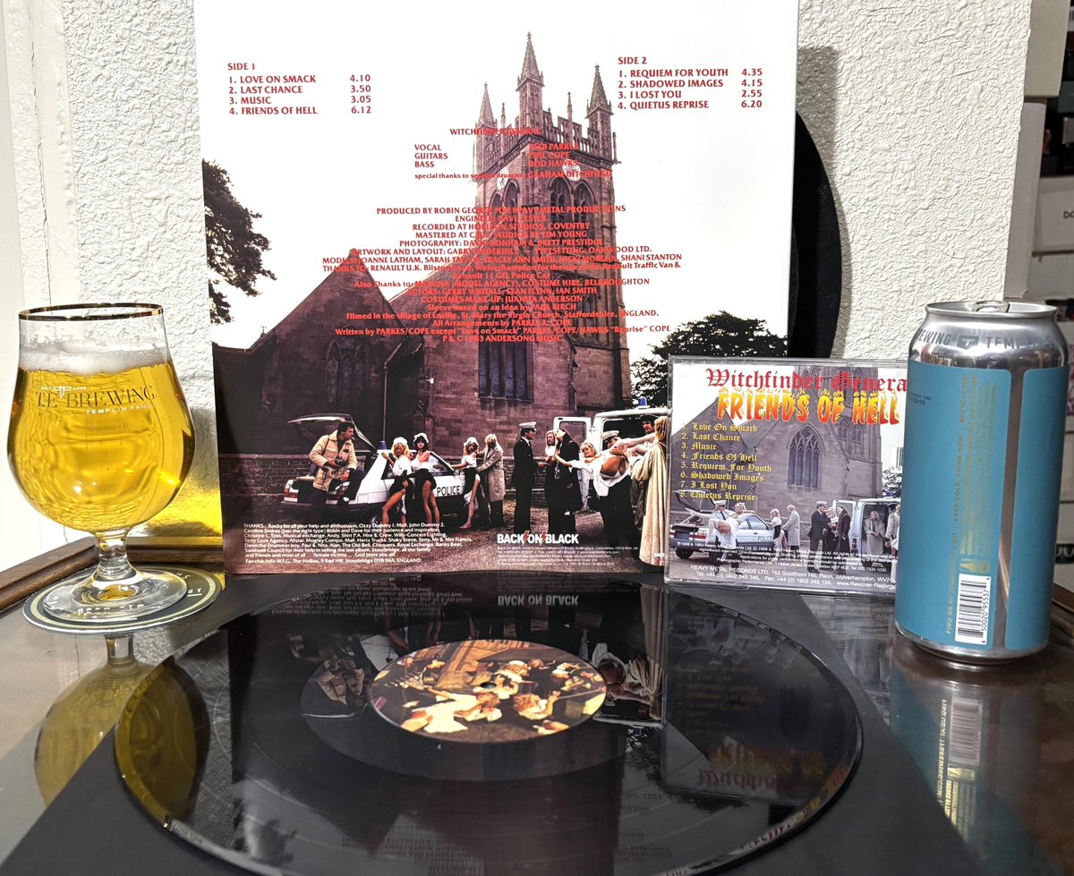 #WitchfinderGeneral "Friends Of Hell" &amp; #tfbrewing Munich Style Helles  brewsandtunes.blogspot.com/2026/01/januar…