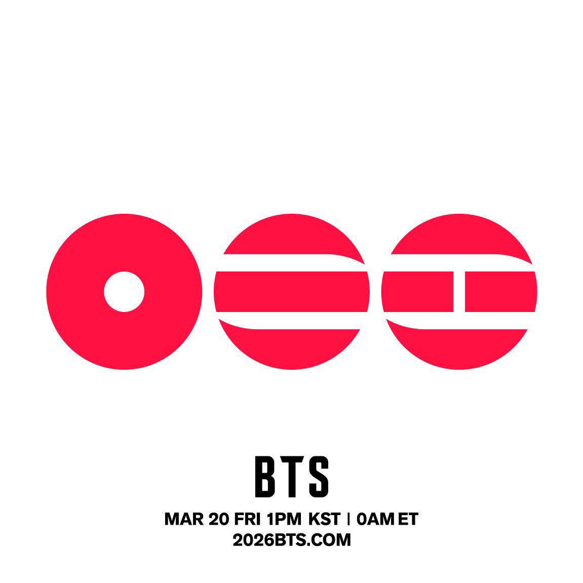 🚨 O novo álbum do BTS terá 14 músicas.