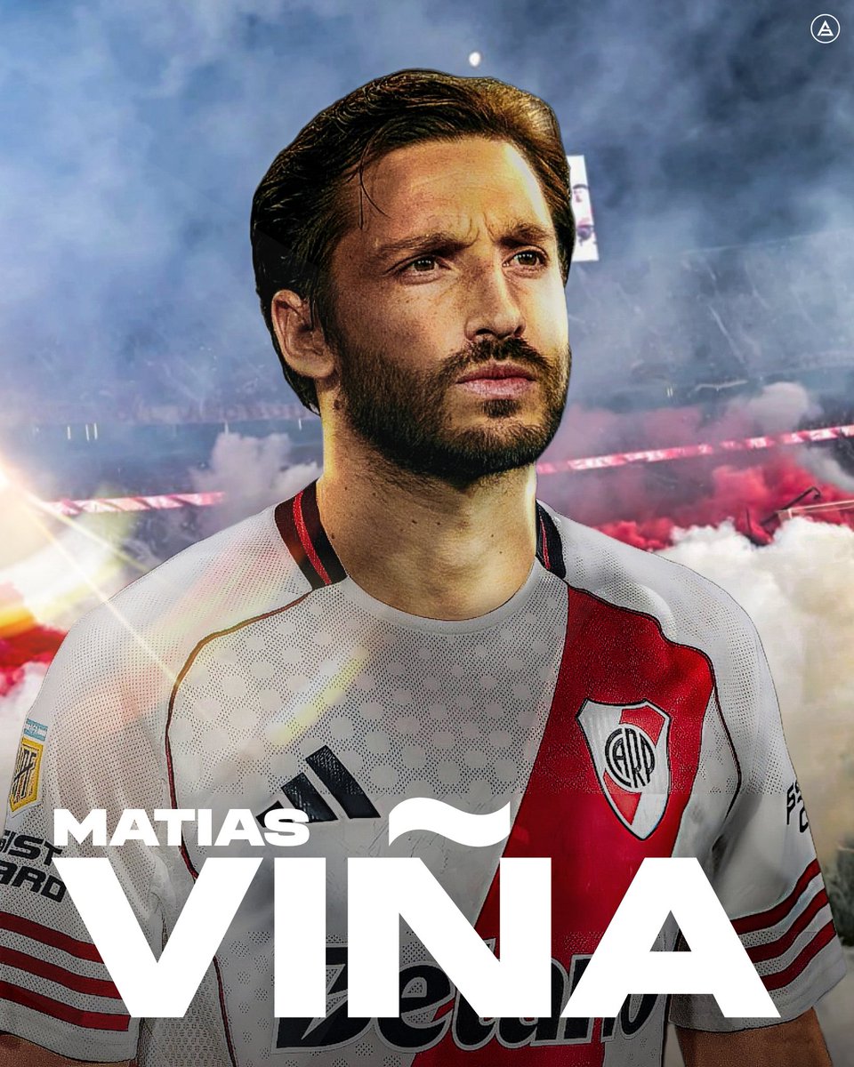 ‼️🇺🇾 MATÍAS VIÑA ES NUEVO REFUERZO DE RIVER, A PRÉSTAMO CON OBLIGACIÓN DE COMPRA DEL 50% SEGÚN OBJETIVOS.

🤝 Además River tiene OPCIÓN de compra por el 50% restante del pase del uruguayo.

Vía <a href="/GerGarciaGrova/">Germán García Grova</a>.