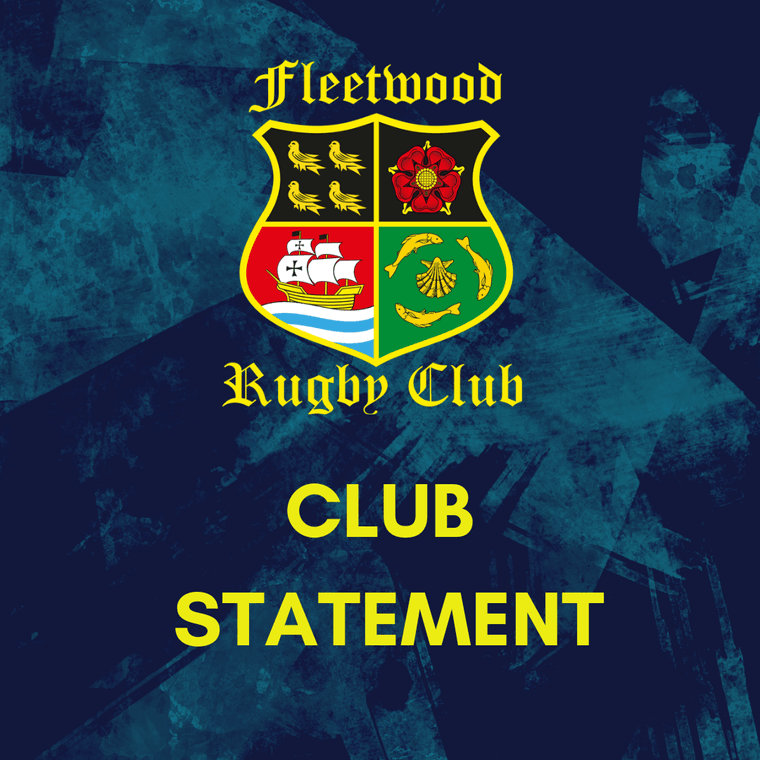 CLUB STATEMENT | Fixture: 3rd January 2026 #Pitchero
fleetwoodrugby.com/news/club-stat…