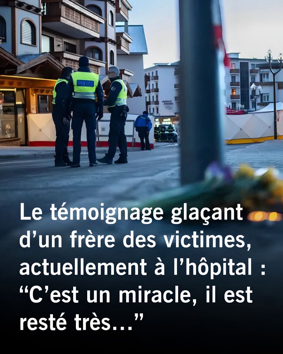 info07fr's tweet image. 🟡Incendie de Crans-Montana : le frère des victimes raconte un miracle qui va vous glacer le sang😱...Voir plus 👉momentdetente.fr/incendie-de-cr…