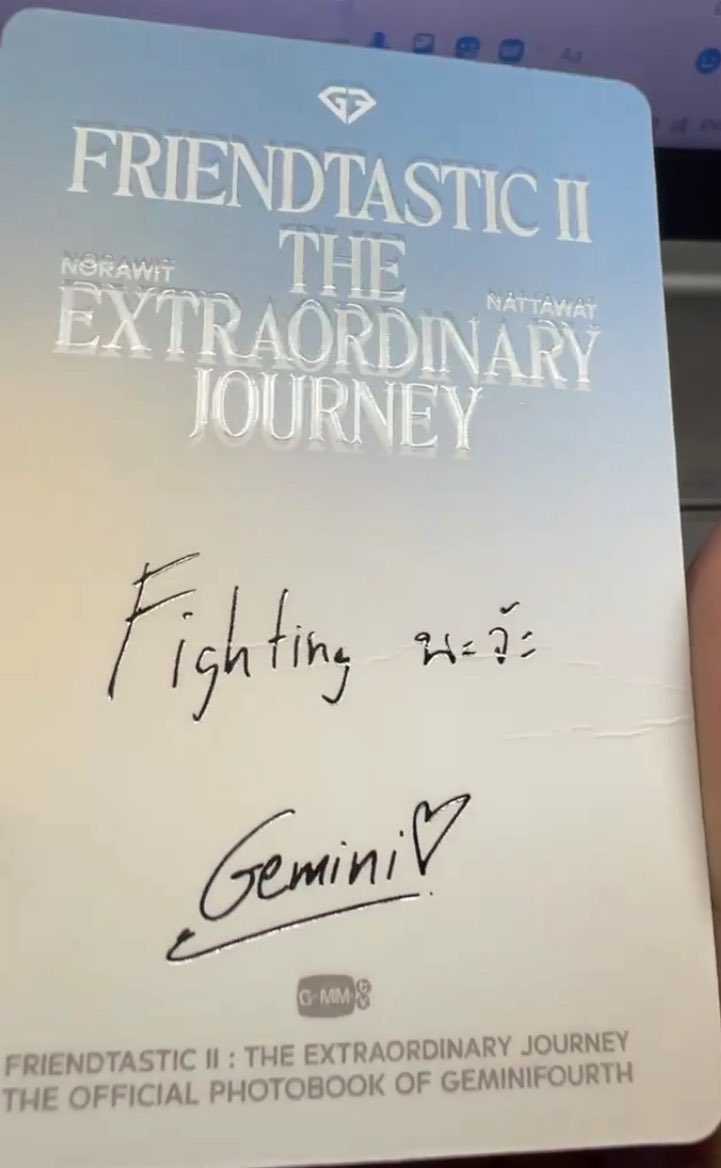 Deal 🇻🇳

Gemini PTB rare 
Price : 3500B 

#ตลาดนัดเจมีไนน์โฟร์ท #ตลาดนัดเจมีไนน์โฟร์ท #ตลาดนัดgmmtv #ตลาดนัดgmm #เจมีไนน์โฟร์ท #GeminiFourth #Gemini_NT #Fourtnattawat