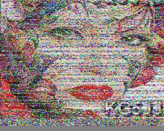 Received on 14.23 Mhz in Southern California grid square DM12mp. #SSTV #AmatuerRadio #HamRadio