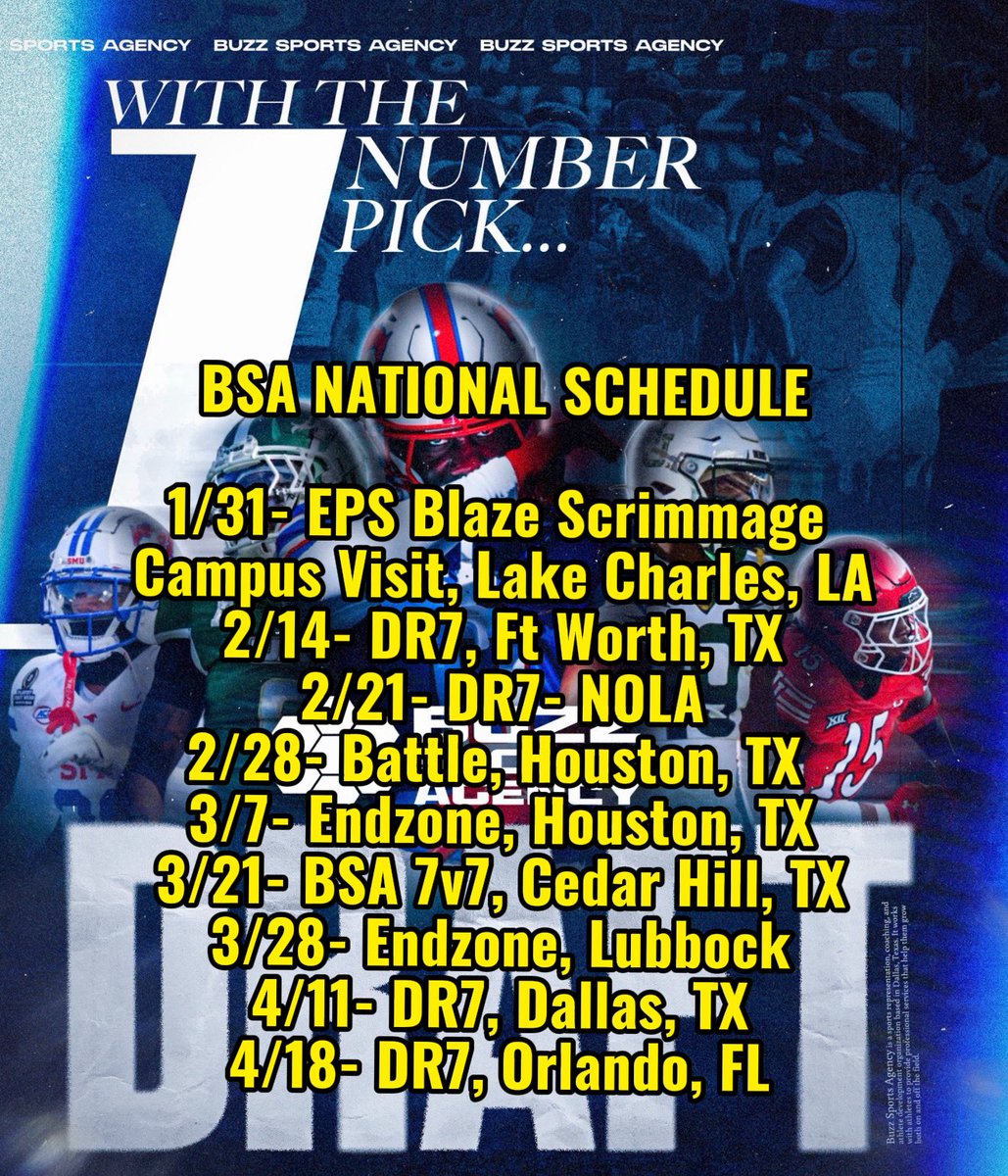 ShawTrysten's tweet image. Got four spots left 18u..looking for 1 Wide Wr.. 3 top defenders…Nasty DBs that  like to compete nationally.
Make the team 
Travel Team fee $500. 
WE STILL TRUEBUZZ just rebranded @BuzzSportsTX 
Sponsored by @DRSportz_ 

7v7 National team Buzz practice 
Pinkston High School…