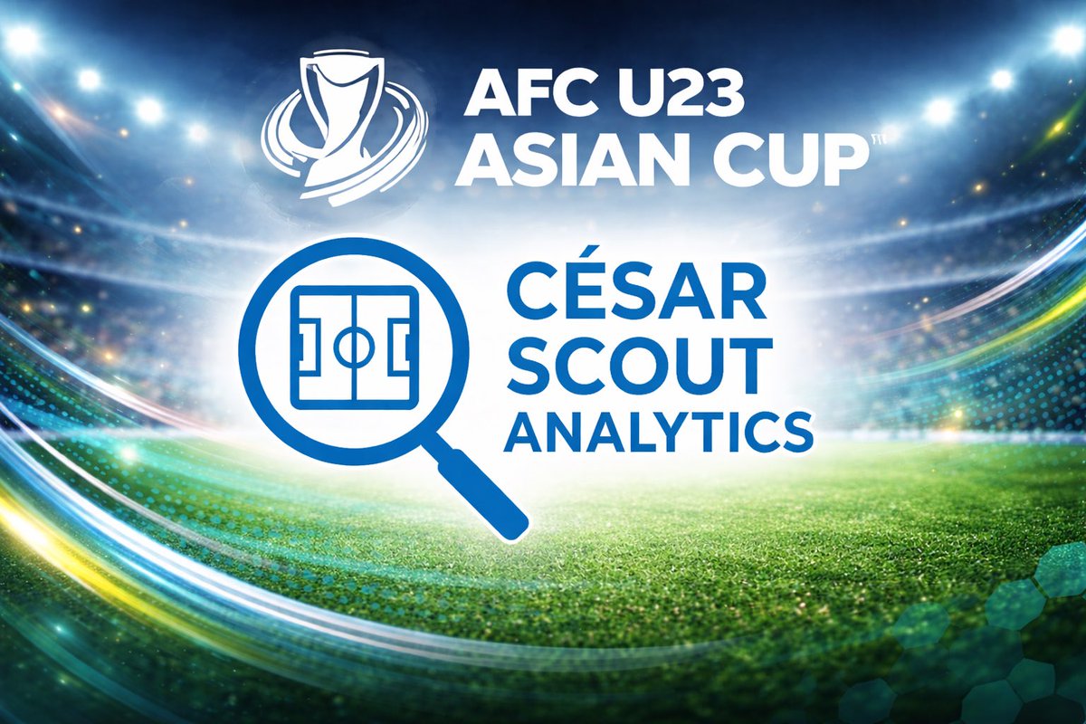 ¡El martes comienza la acción en la #AFCU23 Asian Cup! ⚽️🌏

✍️ Desde el punto de vista analítico, es el torneo más rico en variantes tácticas de la región. En César Scout Analytics estaremos atentos a lo que suceda a partir de este martes. 🧵👇

cesarscoutanalytics.es