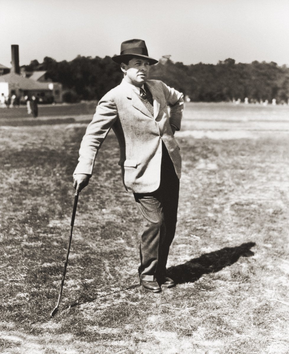 Golf legend Bobby Jones won 13 major championships with the help of a very famous putter. Do you know what he called his trusty club?

⛳Drop your guess in the comments! 

#TheCloverWhiskey #BobbyJones
