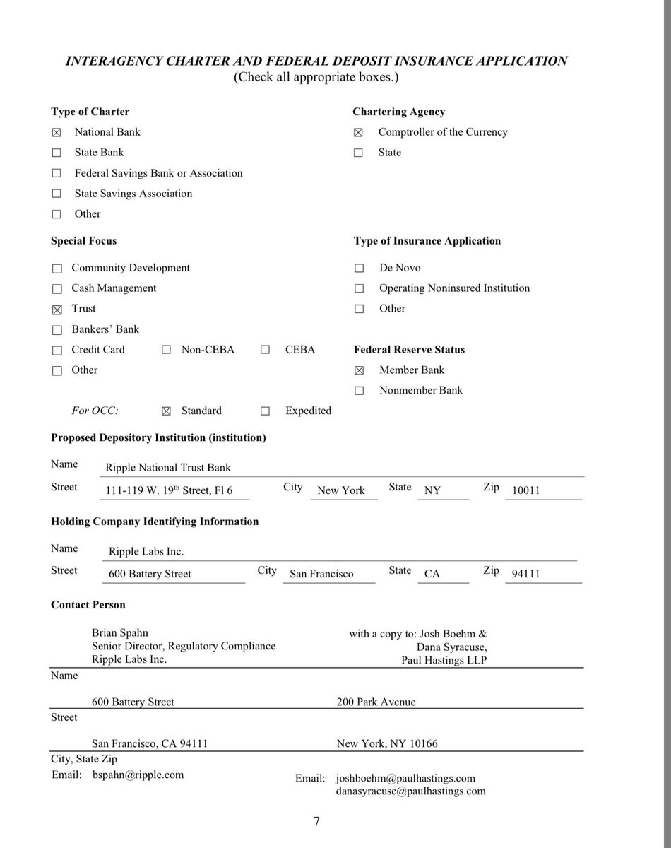 RippleXrpie's tweet image. BOOOOOOOOOOOOOOOOM!!!

It’s official, @Ripple will be recognized as a National Trust Bank! #XRP