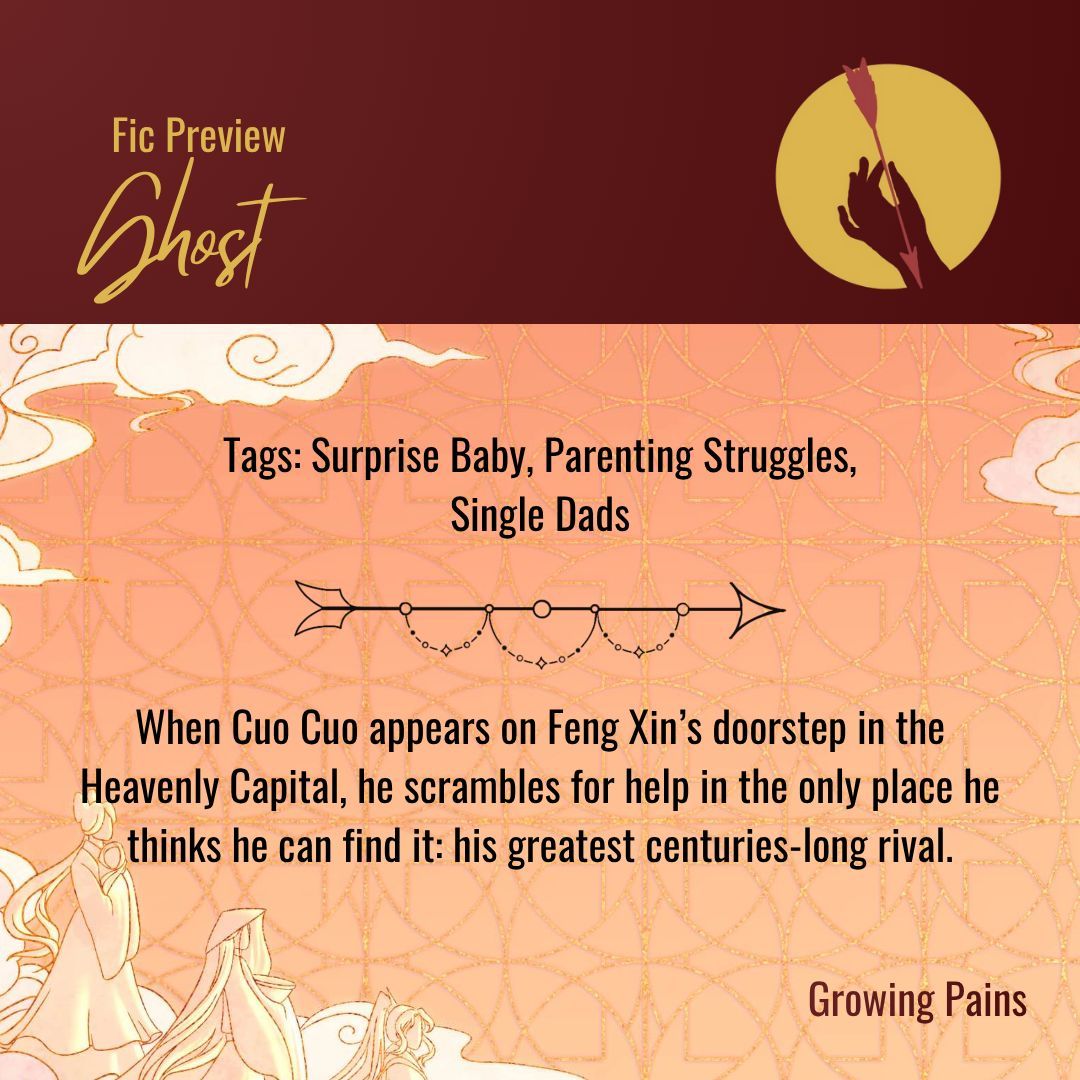fengxinzine's tweet photo. We're back with more sneak peeks! 🌞 The first one this year is @heartbeat_ghost's post-canon fic. Feng Xin has to take care of Cuo Cuo, but he's completely lost. Single dads fengqing is a great flavour, and Cuo Cuo's shenanigans are extremely fun! 🏹 https://t.co/IA4BczGS9M