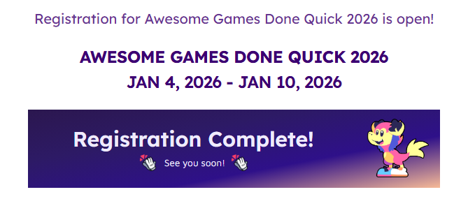 webs2d's tweet photo. incredibly late to posting this, but if anyone happens to be going to GDQ/in the area and would like to hang, hit me up :) https://t.co/4TkMJ25hMF