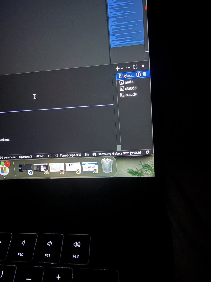 Everyone’s talking about Claude Code and I can see why. 

I’ve got 4 terminals running in parallel, each working on something different.
What used to take me days with a base model (and I was already bowled over by it) now gets done in hours lol 

I am addicted 😭