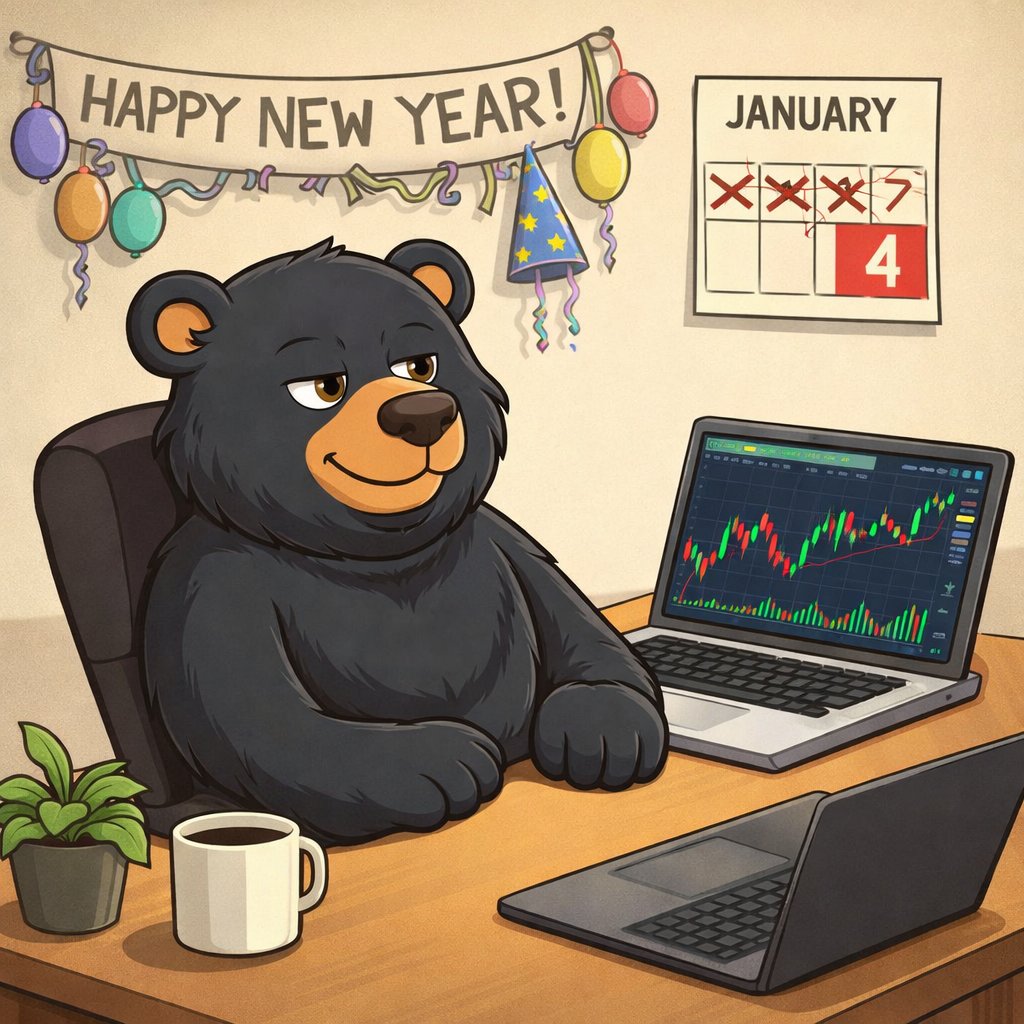 bearbuster_io's tweet photo. New year optimism officially replaced by experience.
🐻📊 https://t.co/nQTT1pFidw