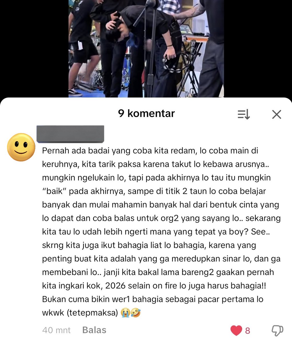 anarafzr's tweet photo. "Janji kita bakal lama bareng-bareng gaakan pernah kita ingkari kok" 🥹❤️‍🩹

Pokonya tahun ini sampee tahun" berikutnya kitaa bareng bareng terus, banyakk bahagianya, dikelilingi hal" yang baik. I"ll always lv uu anakk baikk ♡ https://t.co/hKS7IBbsu2