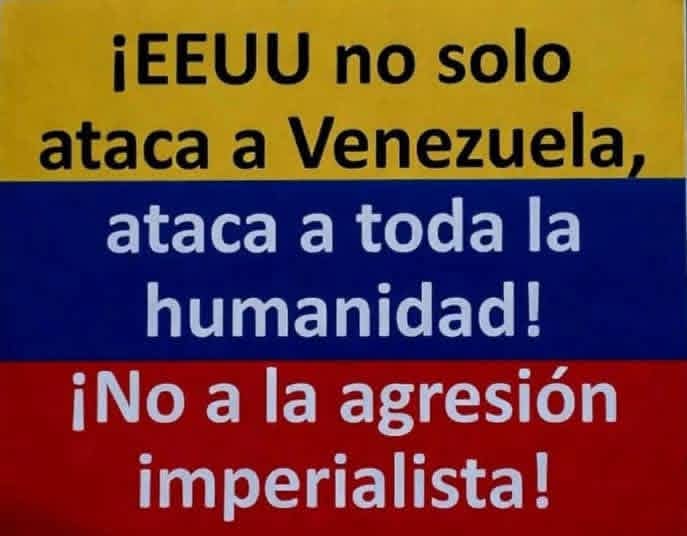 Otra burda agresión al derecho internacional del imperialismo!. 
#CubaConVenezuela 
#SanctiSpíritusEnMarcha