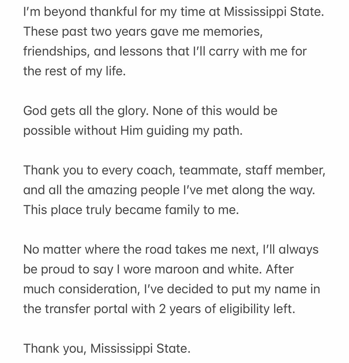 LukeWork1's tweet image. Thank you, Mississippi State