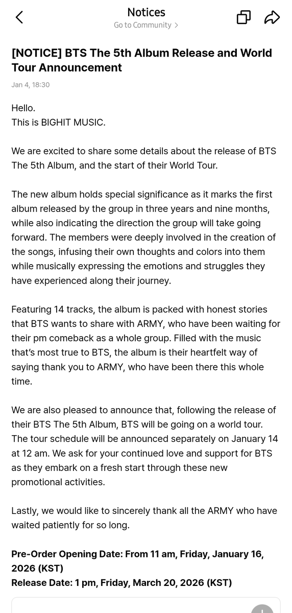 بنظرم جا داره که امروز جز #روزای_قشنگ_تایم_لاین_آرمی ثبت بشه 🥹💜