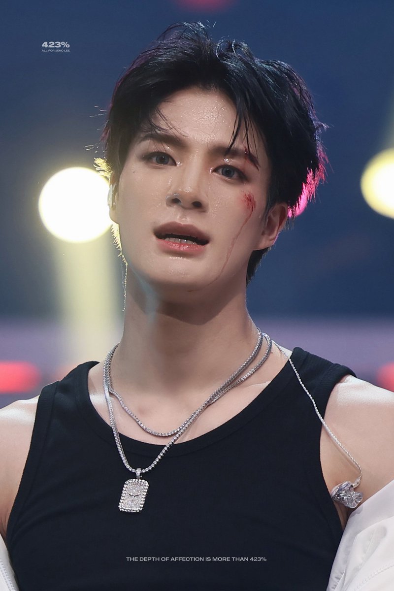 The blood is quiet, the eyes are loud.