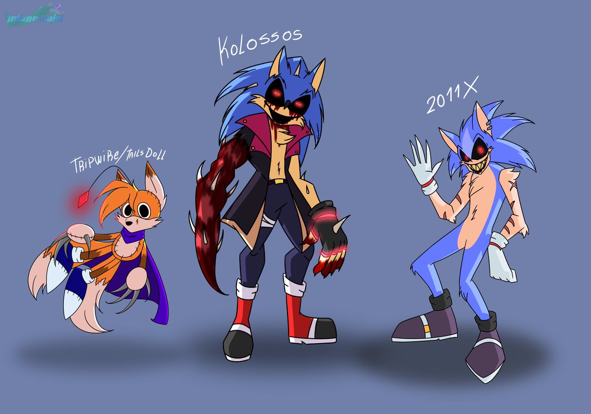 🔥 Outcome Memories — Executors (My versions) 🔥

Here's my interpretation of the three executors of Outcome Memories:

🧵 Tripwire / Tails Doll 
⚙️ Kolossos 
💀 2011X

#SonicEXE #EXEOriginalDesign #OutcomeMemories #furryartwork #furryartists #furryart #EXEArt