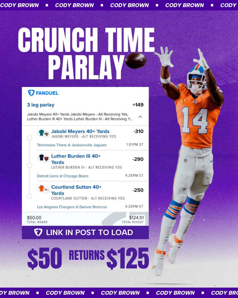 Cody Brown Bets tweet media